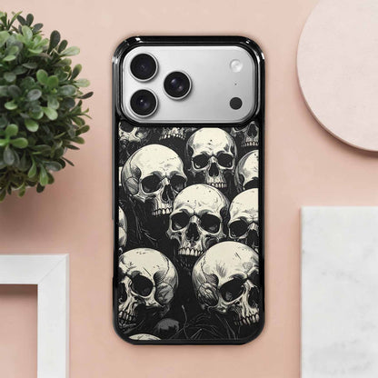 iPhone 17 Pro Max Case — Skull Dark Art Gothic Print Gothic, Personalized Phone Case