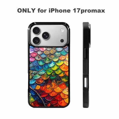 iPhone 17 Pro Max Case — Reptile Scale Full Color Original Art, Custom Designed Case Cover