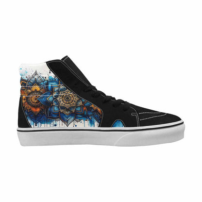 MEN'S Mandala Medallion High Top Canvas Dreamlike Custom Shoes
