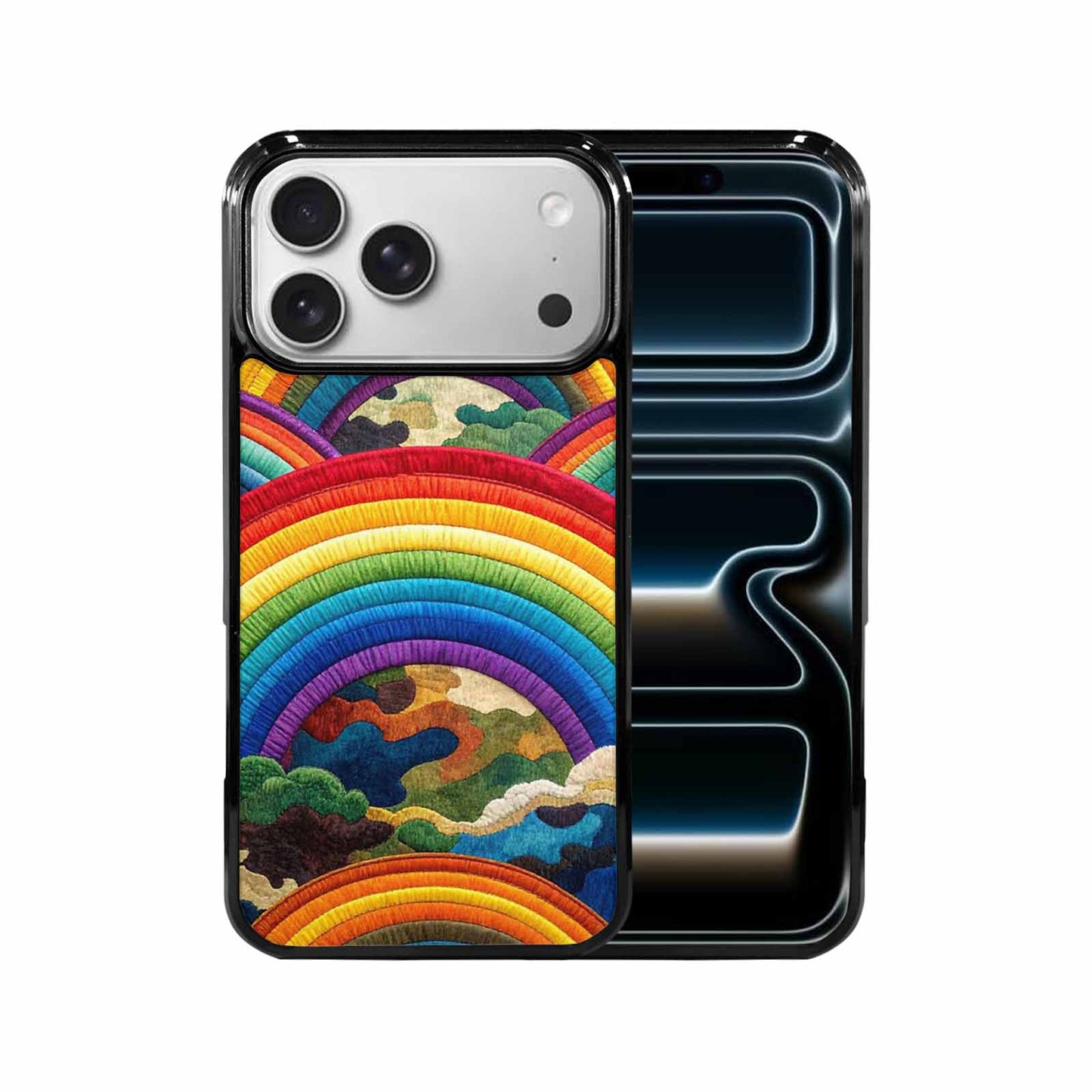 iPhone 17 Pro Max Case — Vivid Camo Rainbow Camo, Custom Made Phone Cover