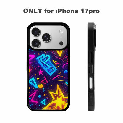 iPhone 17 Pro Case — Retro Motif Retro Motifs Bjt Retro, Custom Printed Phone Case