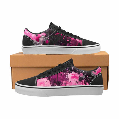 WOMEN'S Galaxy Nebula Lace-Up Canvas Aesthetic Custom Shoes