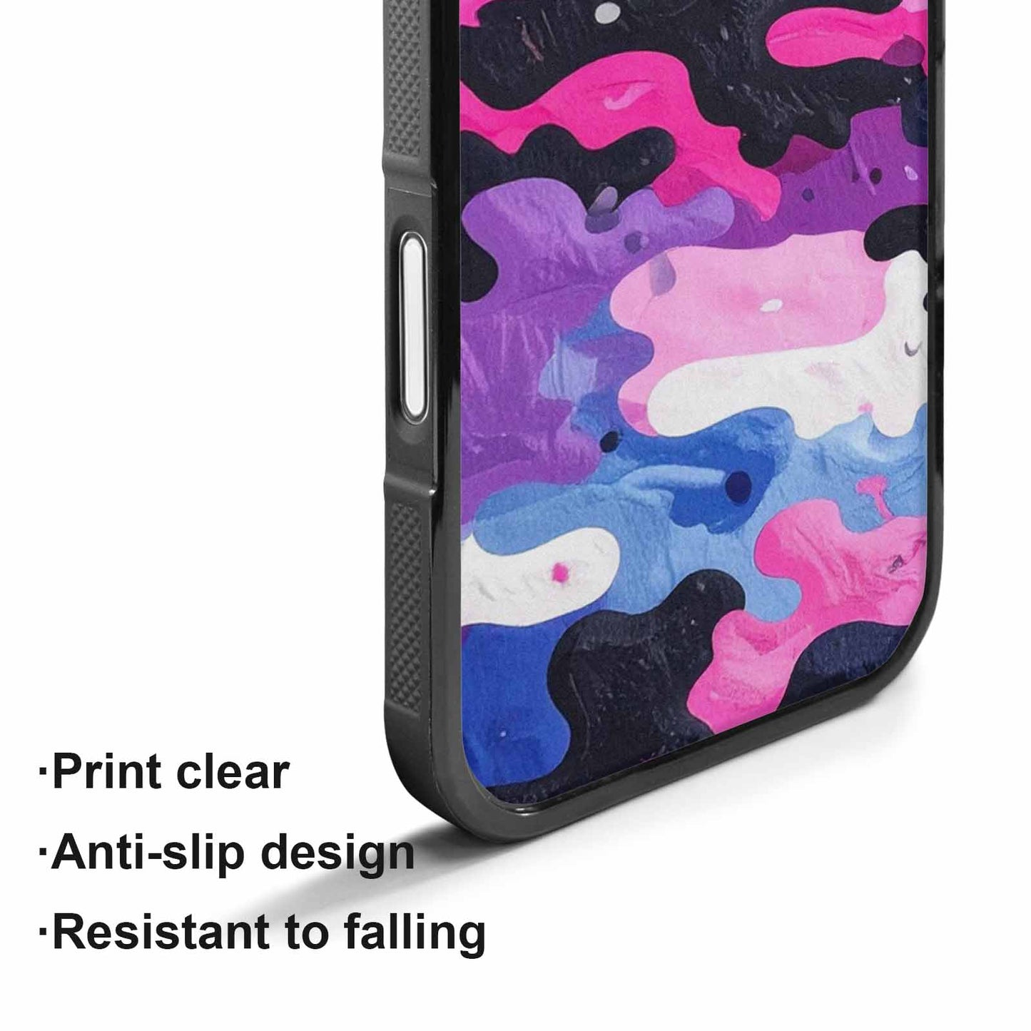 iPhone 17 Case — Vivid Camo Genderfluid Camo, Personalized Phone Case