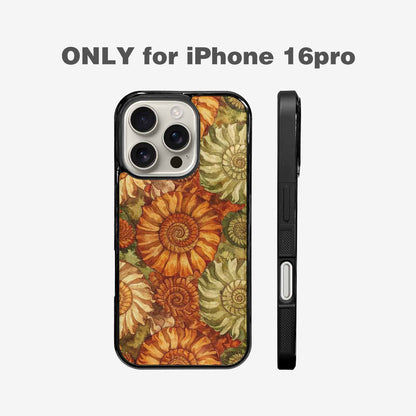 iPhone 16 Pro Case — Tie Dye Earth Tones Blended Overlapping, Custom Designed Case Cover