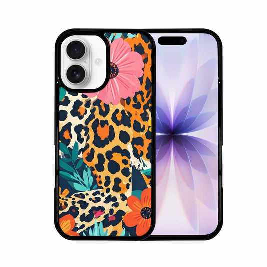 iPhone 17 Case — Leopard Print Floral Seamless Animal Print, Custom Made Phone Cover
