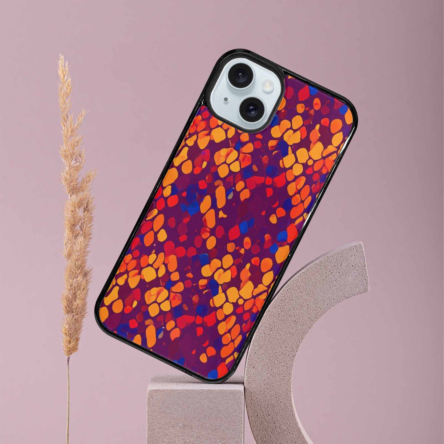 iPhone 15 Plus Case — Dark Snake Print Custom, Unique Phone Case Design