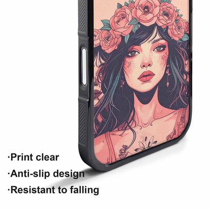 iPhone 17 Pro Max Case — Skull Dark Art Gothic Print Gothic, Custom Art Phone Cover