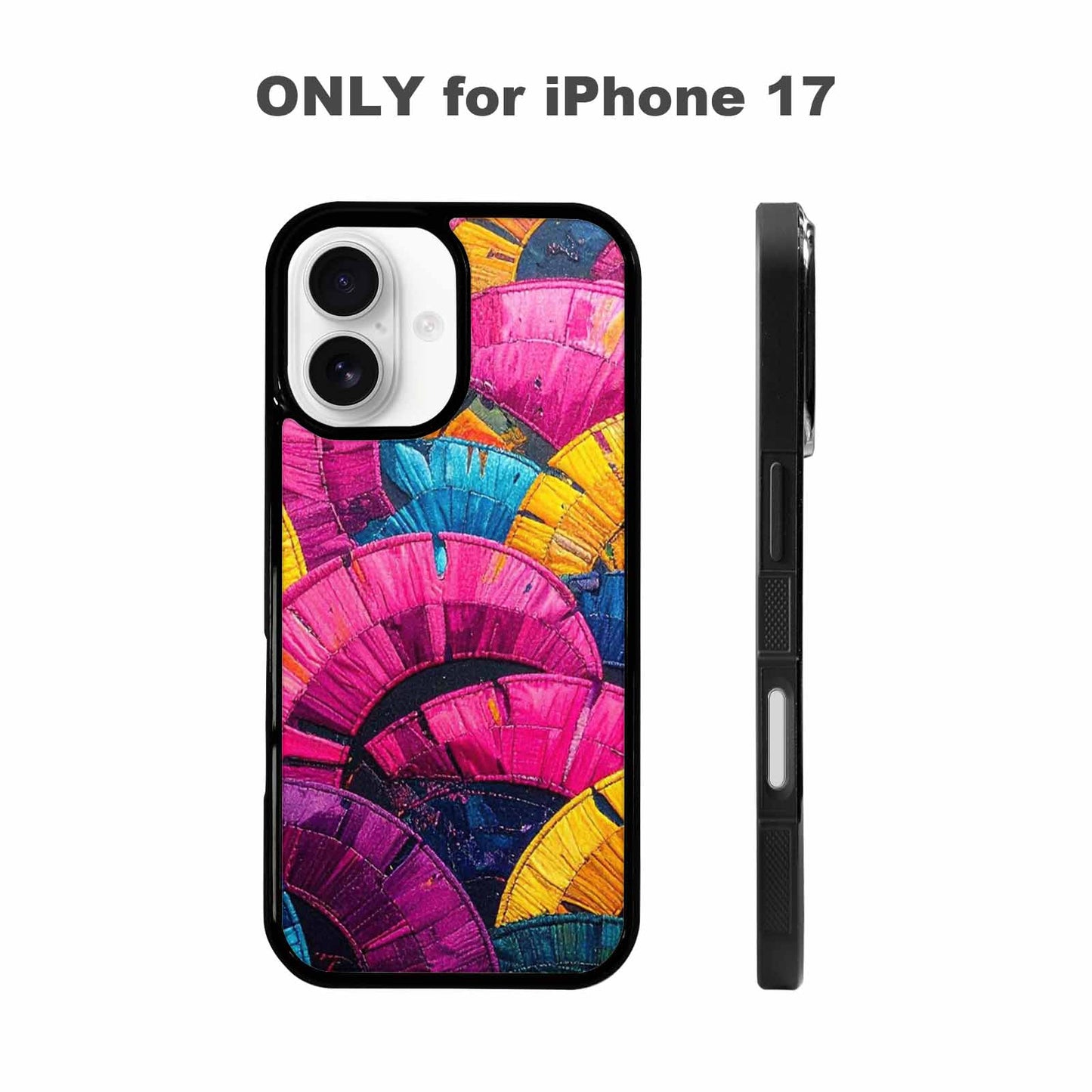 iPhone 17 Case — Vivid Camo Pansexual Camo, Custom Designed Case Cover