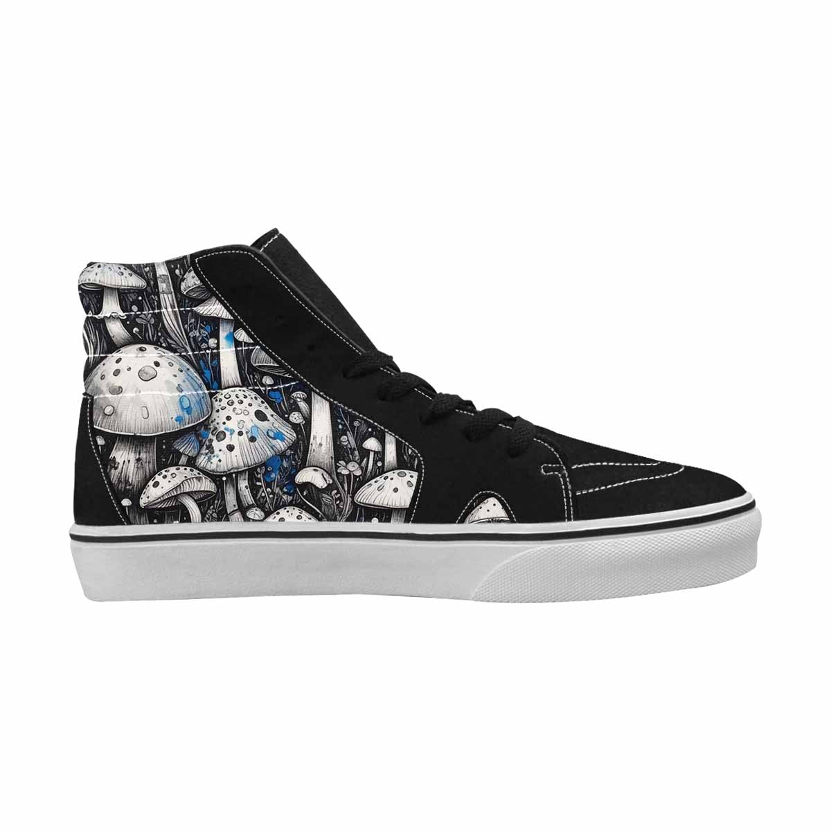 MEN'S Mushrooms (general) High Top Canvas Y2K Custom Shoes