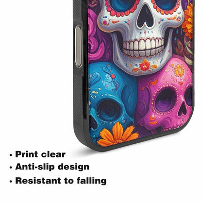 iPhone 16 Pro Max Case — Sugar Skullsmelting Sugar Skulls Cpn, Custom Art Phone Cover