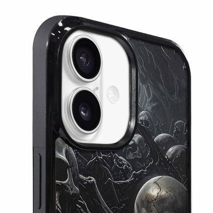 iPhone 17 Case — Skull Dark Art Gothic Print Gothic, Custom Phone Case