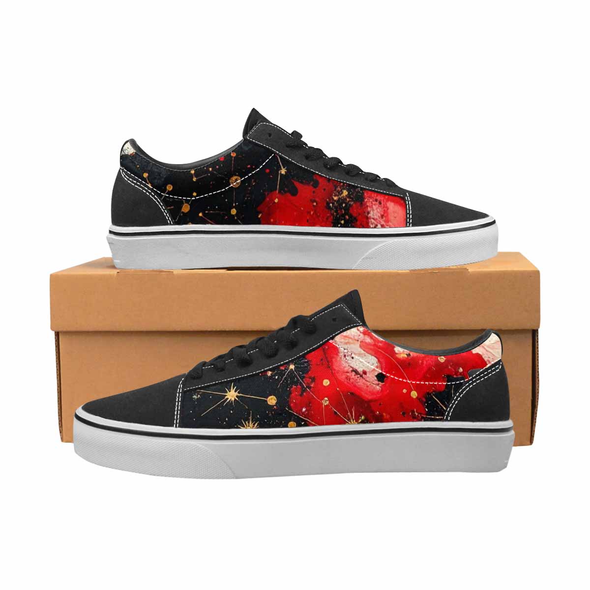 WOMEN'S Zodiac Constellation Lace-Up Canvas Y2K Shoes