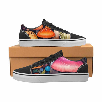 WOMEN'S Mushrooms Lace-Up Canvas Dreamlike Custom Shoes