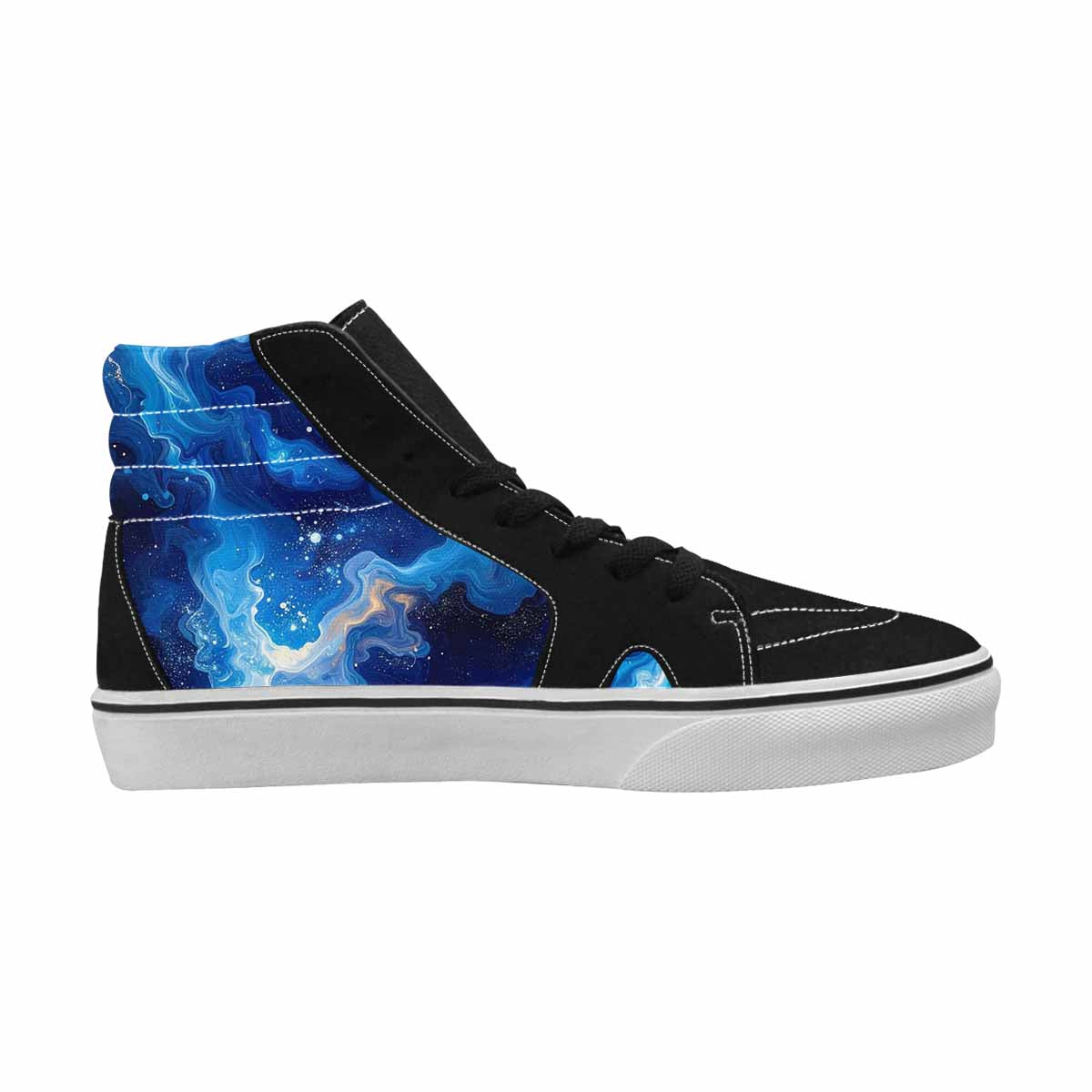 WOMEN'S Galaxy Art - High Top Canvas Dark Academia Custom Sneakers