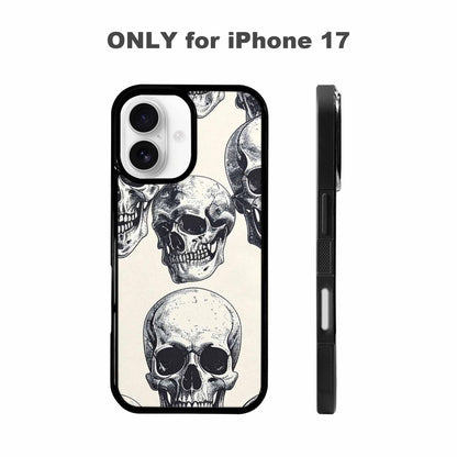 iPhone 17 Case — Skull Dark Art Gothic Print Gothic, Unique Phone Case Design