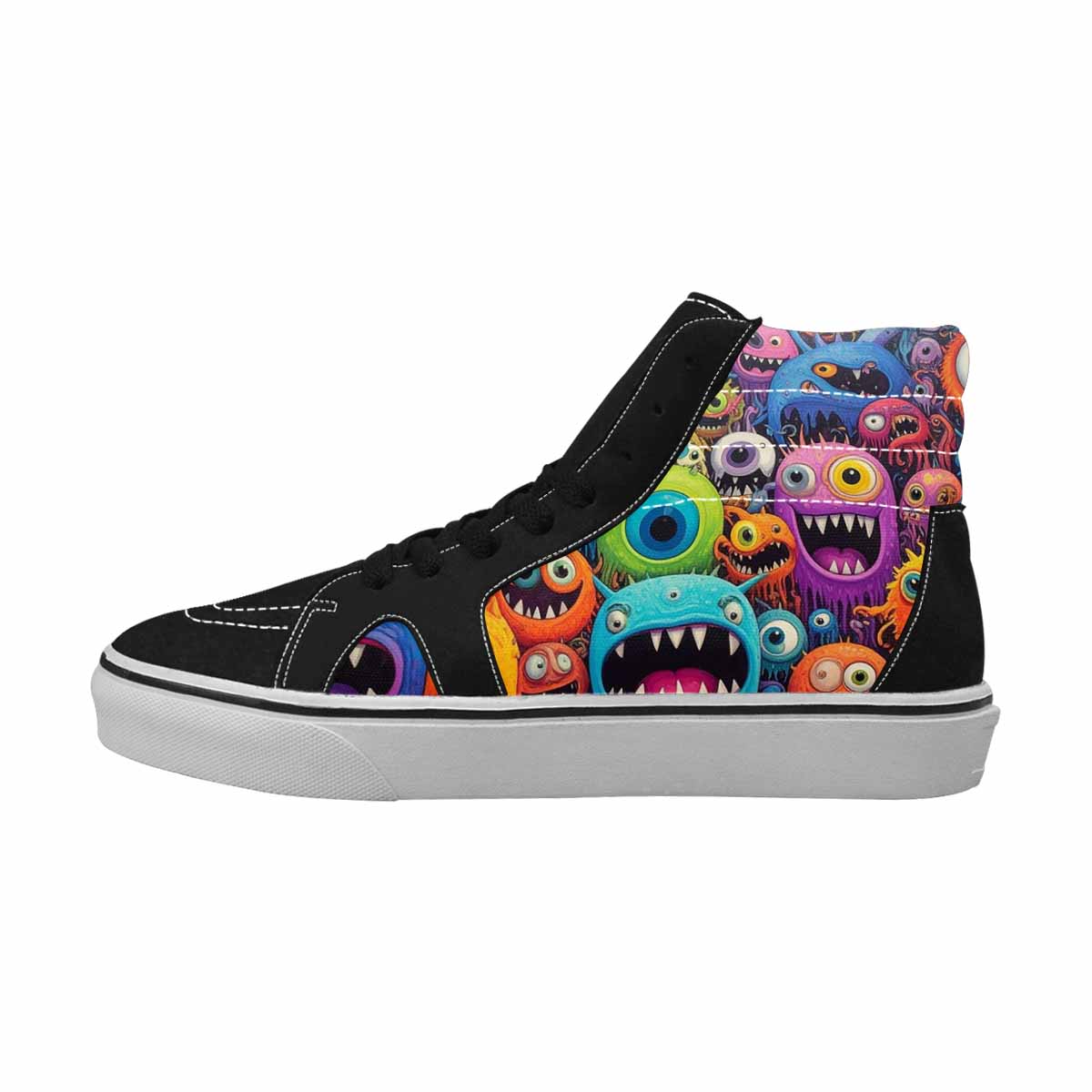 MEN'S Multi High Top Canvas Vivid Custom Sneakers