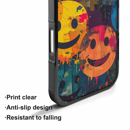 iPhone 17 Case — Smiley Faces Camosmiley Faces Camo, Custom Printed Phone Case