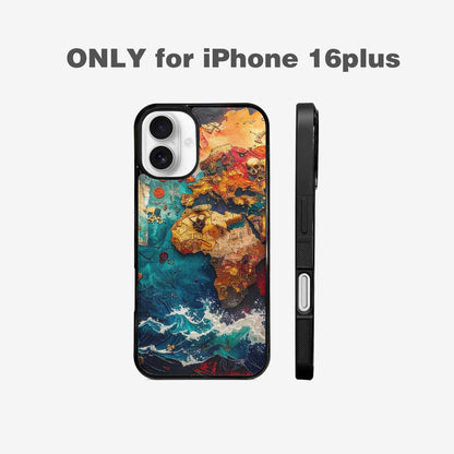 iPhone 16 Plus Case — Pirate Skull Flag Pirate Skull Flag, Custom Made Phone Cover