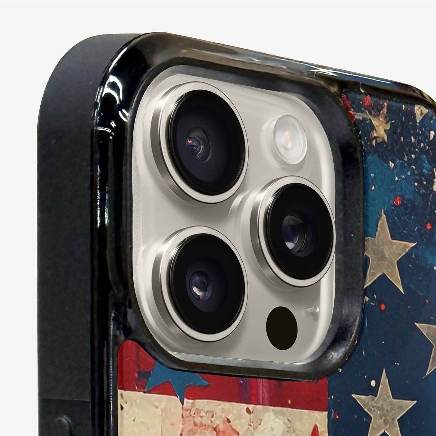 iPhone 16 Pro Max Case — Patriotic Stars And Stripes American Stars, Original Design Phone Case