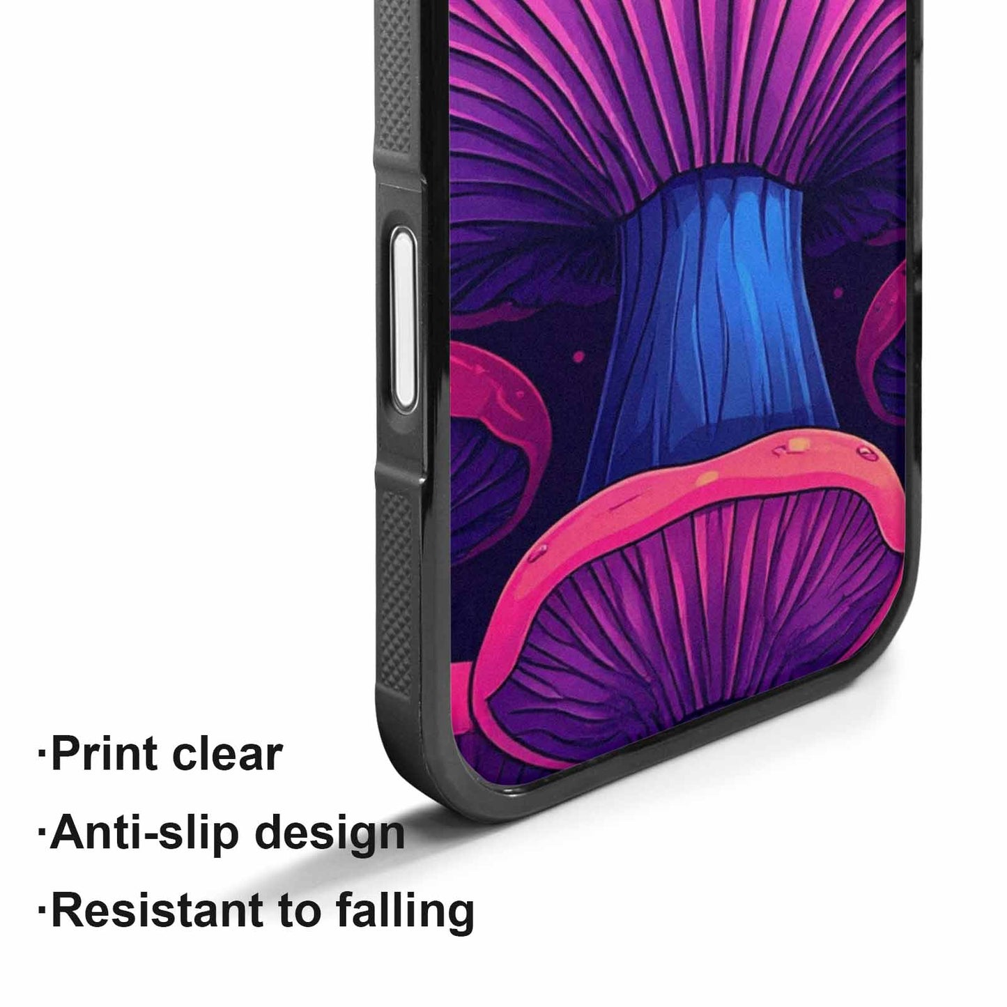 iPhone 17 Case — Psychedelic Mushroom Cartoon Pattern Cartoon Cute, Custom Art Phone Cover