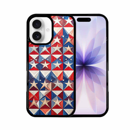 iPhone 17 Case — Small American Flag Stars Galaxy Space, Customized Protective Case