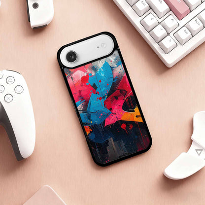 iPhone 17 Air Case — Seamless Repeating Pattern Of Overlapping Camo, Custom Phone Case