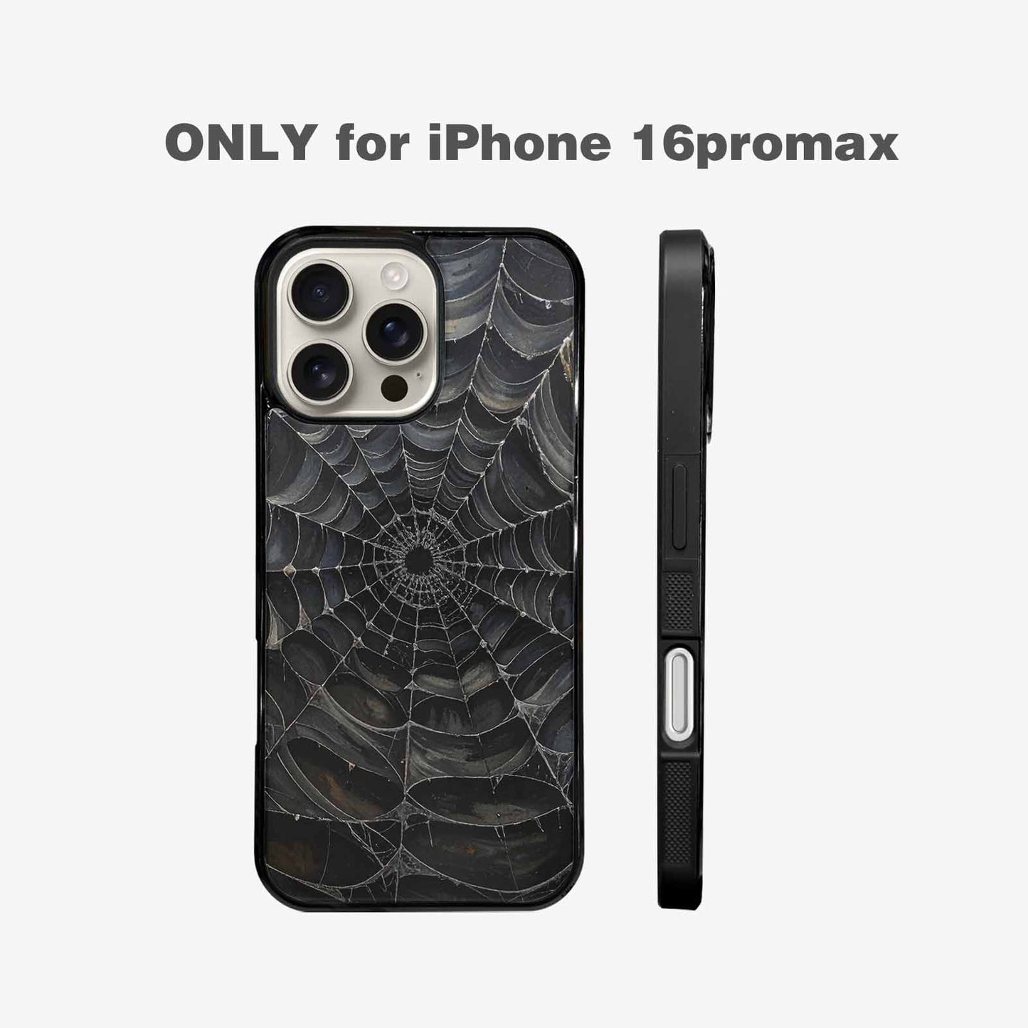iPhone 16 Pro Max Case — Spider Web Gothic Spider Web Gothic, Custom Art Phone Cover