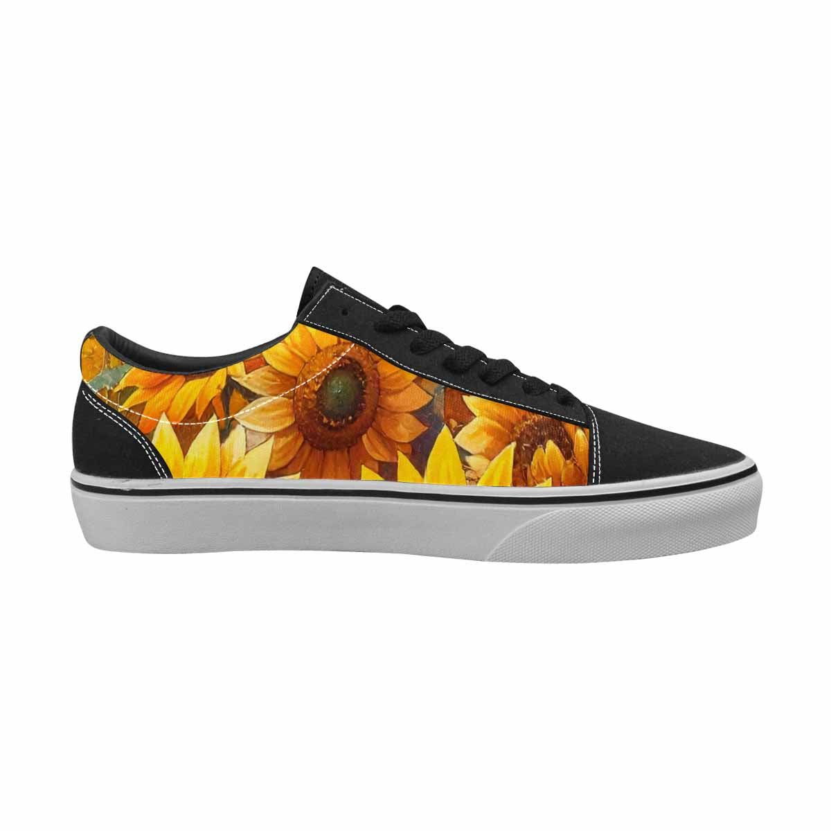 MEN'S Sunflowers Full Color Canvas Custom Fashion Surreal Custom Kicks