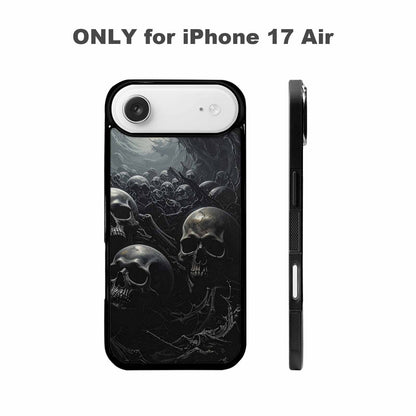 iPhone 17 Air Case — Skull Dark Art Gothic Print Gothic, Custom Printed Phone Case