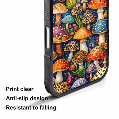 iPhone 17 Air Case — Mushrooms Pattern Hundreds Of Yik Original, Custom Print Case Cover