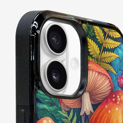 iPhone 16 Plus Case — Mushrooms Botanicalmushrooms P Cix, Customized Protective Case