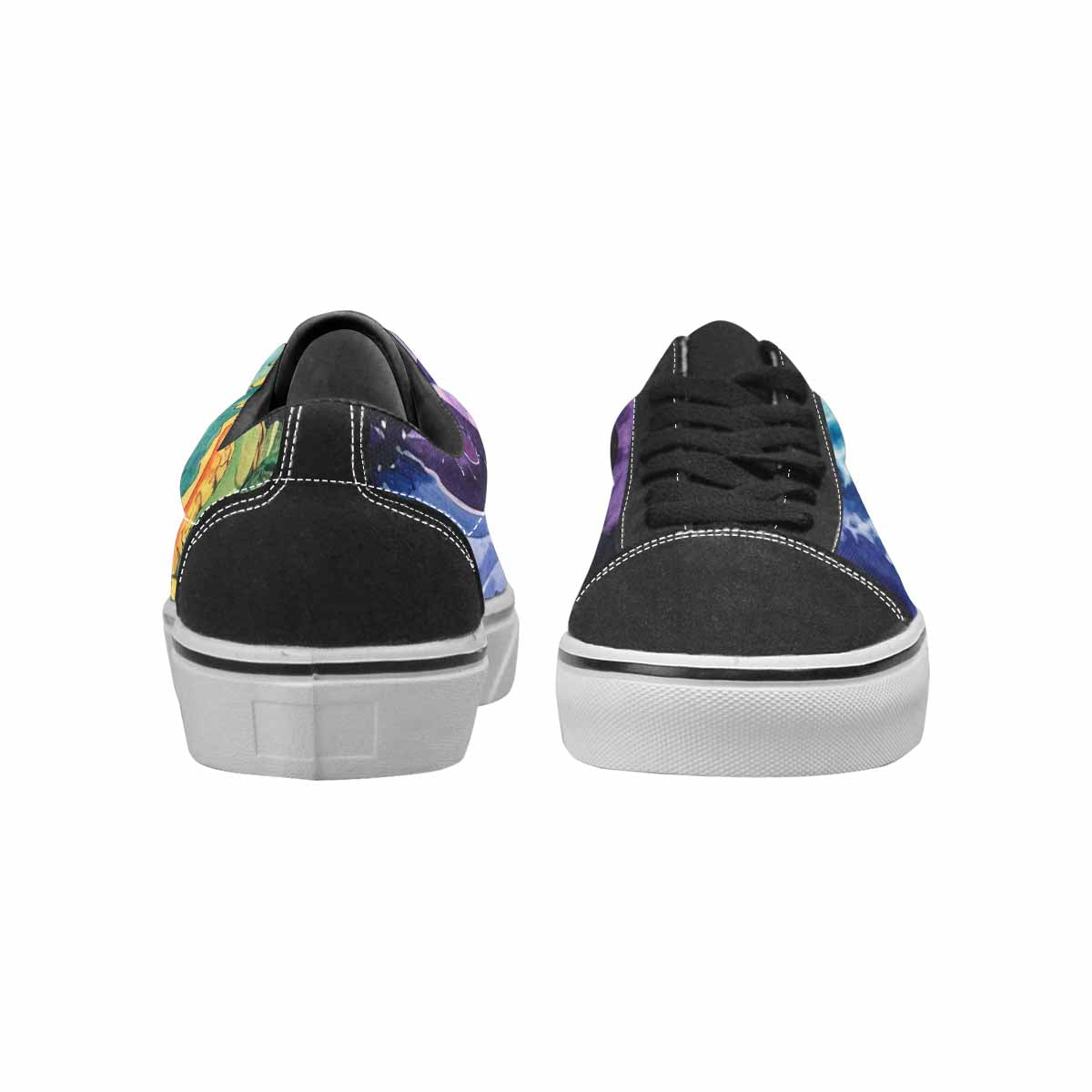 WOMEN'S Tie Lace-Up Canvas Neon Fantasy Shoes