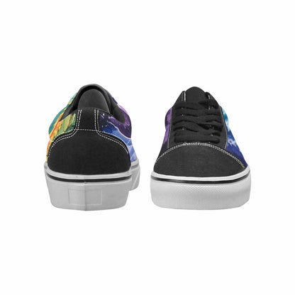 WOMEN'S Tie Lace-Up Canvas Neon Fantasy Shoes