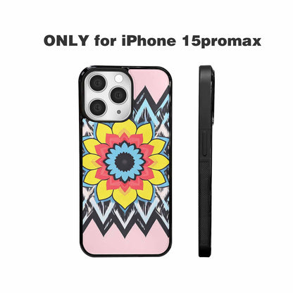 iPhone 15 Pro Max Case — 1960s Mod Cartoon Art Pattern, Custom Art Phone Cover