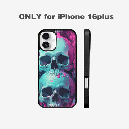 iPhone 16 Plus Case — Thousands Of Skulls Custom, Unique Phone Case Design