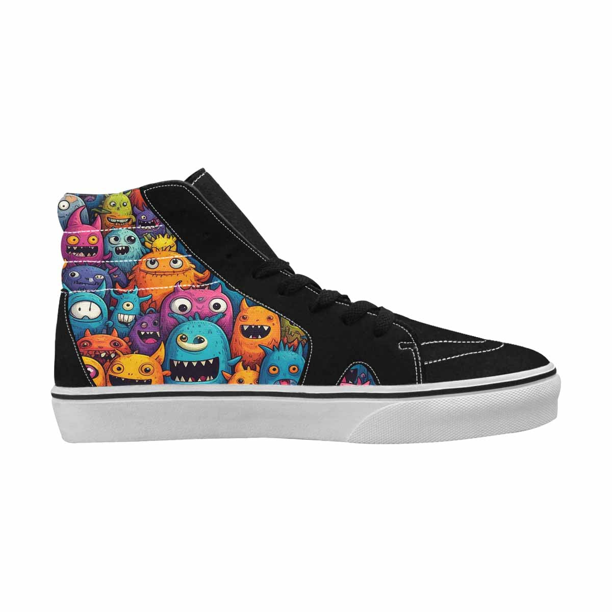 MEN'S Monsters (general) Cartoon Monst High Top Canvas Aesthetic Custom Shoes