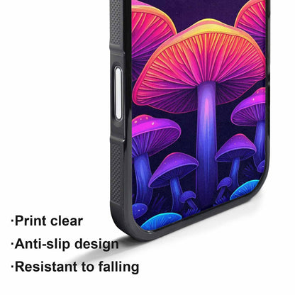 iPhone 17 Pro Max Case — Psychedelic Mushroom Cartoon Pattern Cartoon Cute, Original Design Phone Case