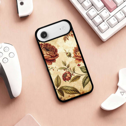 iPhone 17 Air Case — Vintage Botanical Art Pattern Floral, Unique Phone Case Design