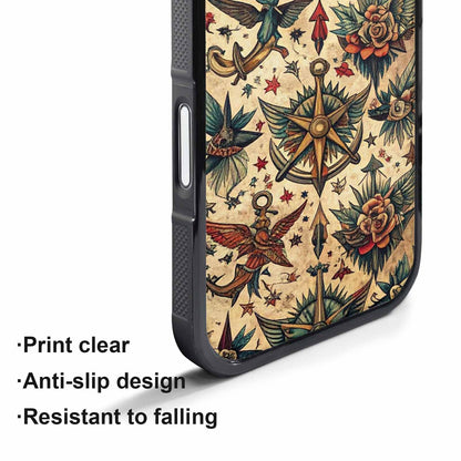 iPhone 17 Air Case — Small Old School Tattoo Flash Original, Original Design Phone Case