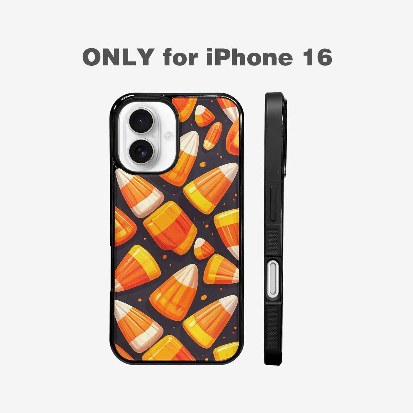 iPhone 16 Case — Halloween Candy Corn Custom, Customized Protective Case