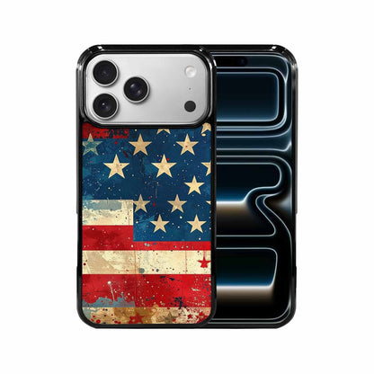 iPhone 17 Pro Max Case — Small American Flag Stars Galaxy Space, Customized Protective Case