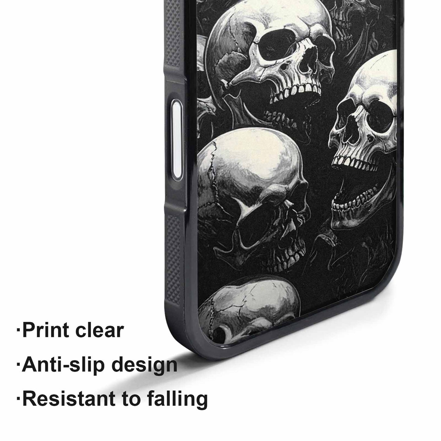 iPhone 17 Air Case — Skull Dark Art Gothic Print Gothic, Unique Phone Case Design
