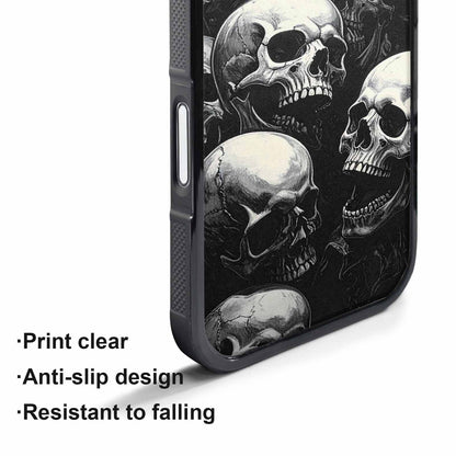 iPhone 17 Air Case — Skull Dark Art Gothic Print Gothic, Unique Phone Case Design