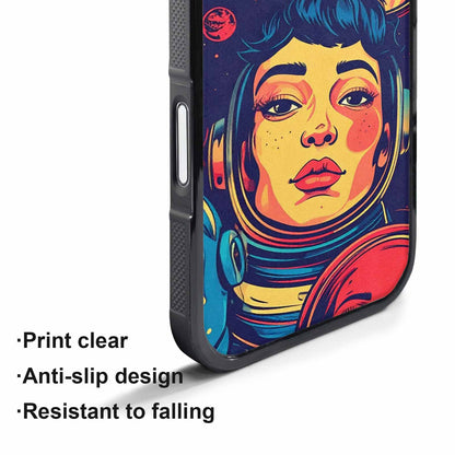 iPhone 17 Air Case — Retro Astronaut Cartoon Art Pattern Retro, Custom Made Phone Cover