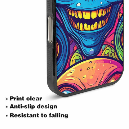iPhone 16 Pro Max Case — Alien Ufo Cartoon Art Pattern Groovy, Personalized Phone Case