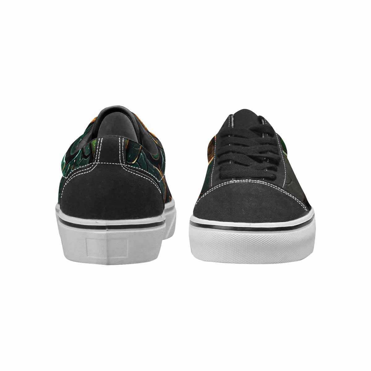 MEN'S Snake Skin Reptile Canvas Lace-Up Aesthetic Sneakers