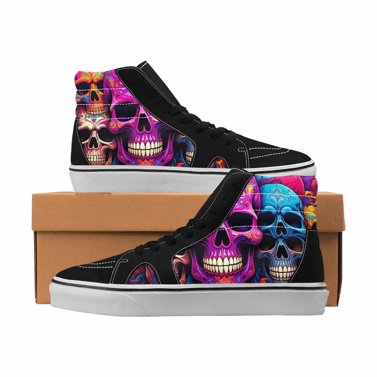 MEN'S Skull Dark Art Gothic Print S Ferion