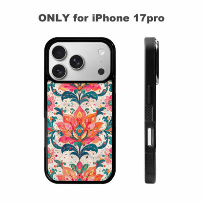 iPhone 17 Pro Case — Marble Floral Art Seamless Pattern Floral, Custom Made Phone Cover