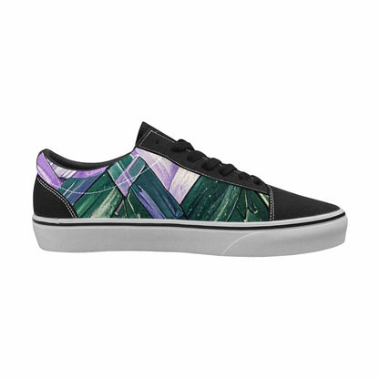 MEN'S Genderqueer Flag Color Canvas Lace-Up Wallpaper Art Sneakers