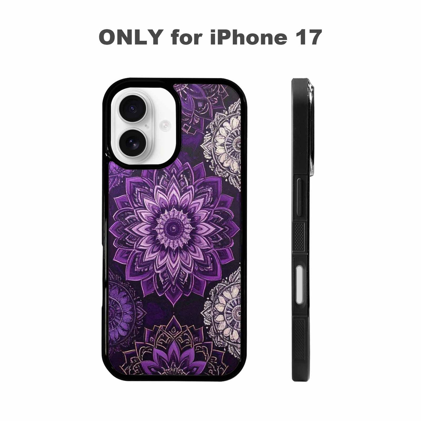 iPhone 17 Case — Small Mandala Pattern, Randomly Floral, Custom Made Phone Cover